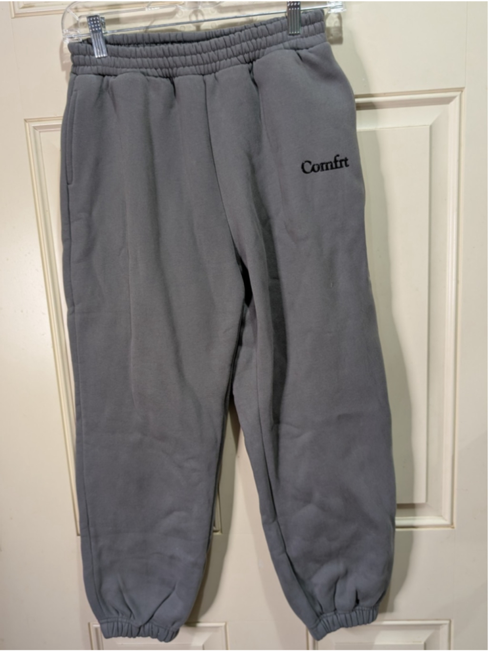 NWT Comfrt Cloud Kids Sweatpants M Medium Wolf Gray Fleece Cozy Jogger Pants